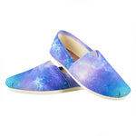 Blue Light Nebula Galaxy Space Print Casual Shoes