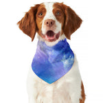 Blue Light Nebula Galaxy Space Print Dog Bandana