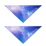 Blue Light Nebula Galaxy Space Print Dog Bandana