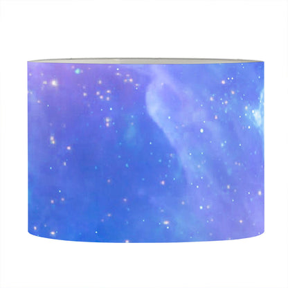 Blue Light Nebula Galaxy Space Print Drum Lamp Shade