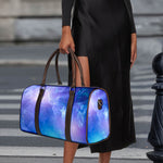 Blue Light Nebula Galaxy Space Print Duffle Bag