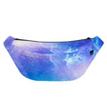 Blue Light Nebula Galaxy Space Print Fanny Pack