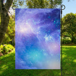 Blue Light Nebula Galaxy Space Print Garden Flag
