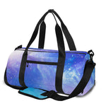 Blue Light Nebula Galaxy Space Print Gym Bag