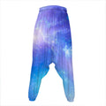 Blue Light Nebula Galaxy Space Print Hammer Pants