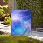 Blue Light Nebula Galaxy Space Print House Flag