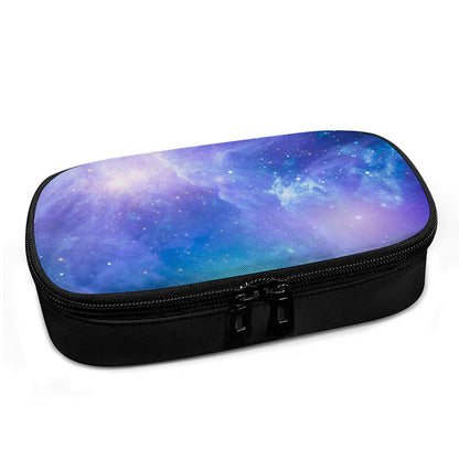 Blue Light Nebula Galaxy Space Print Insulin Cooler Travel Case