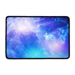Blue Light Nebula Galaxy Space Print Kitchen Mat