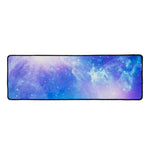 Blue Light Nebula Galaxy Space Print Long Kitchen Mat