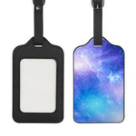 Blue Light Nebula Galaxy Space Print Luggage Tag