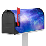 Blue Light Nebula Galaxy Space Print Mailbox Cover