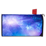 Blue Light Nebula Galaxy Space Print Mailbox Cover