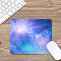 Blue Light Nebula Galaxy Space Print Mouse Pad
