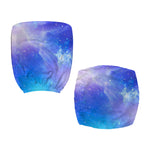 Blue Light Nebula Galaxy Space Print Office Chair Cover