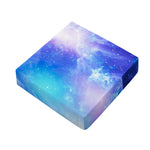 Blue Light Nebula Galaxy Space Print Outdoor Seat Cushion Cover
