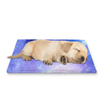 Blue Light Nebula Galaxy Space Print Pet Cooling Mat Cover