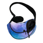 Blue Light Nebula Galaxy Space Print Pet Sling Carrier