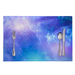Blue Light Nebula Galaxy Space Print Placemat