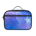 Blue Light Nebula Galaxy Space Print Portable Lunch Bag
