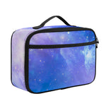Blue Light Nebula Galaxy Space Print Portable Lunch Bag