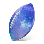 Blue Light Nebula Galaxy Space Print Rugby Ball