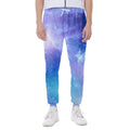Blue Light Nebula Galaxy Space Print Joggers