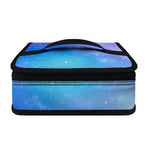 Blue Light Nebula Galaxy Space Print Small Lunch Bag