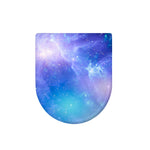 Blue Light Nebula Galaxy Space Print Toilet Lid Cover