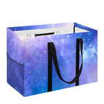Blue Light Nebula Galaxy Space Print Utility Tote Bag