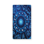 Blue Light Zodiac Circle Print Baby Crib Sheet