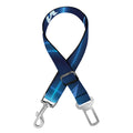 Blue Light Zodiac Circle Print Dog Seat Belt