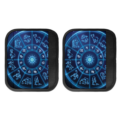 Blue Light Zodiac Circle Print Handle Covers