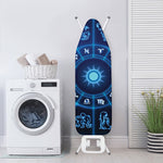 Blue Light Zodiac Circle Print Ironing Board Cover