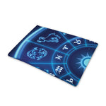 Blue Light Zodiac Circle Print Pet Cooling Mat Cover