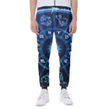 Blue Light Zodiac Circle Print Joggers