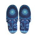 Blue Light Zodiac Circle Print Slippers