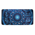 Blue Light Zodiac Circle Print Towel