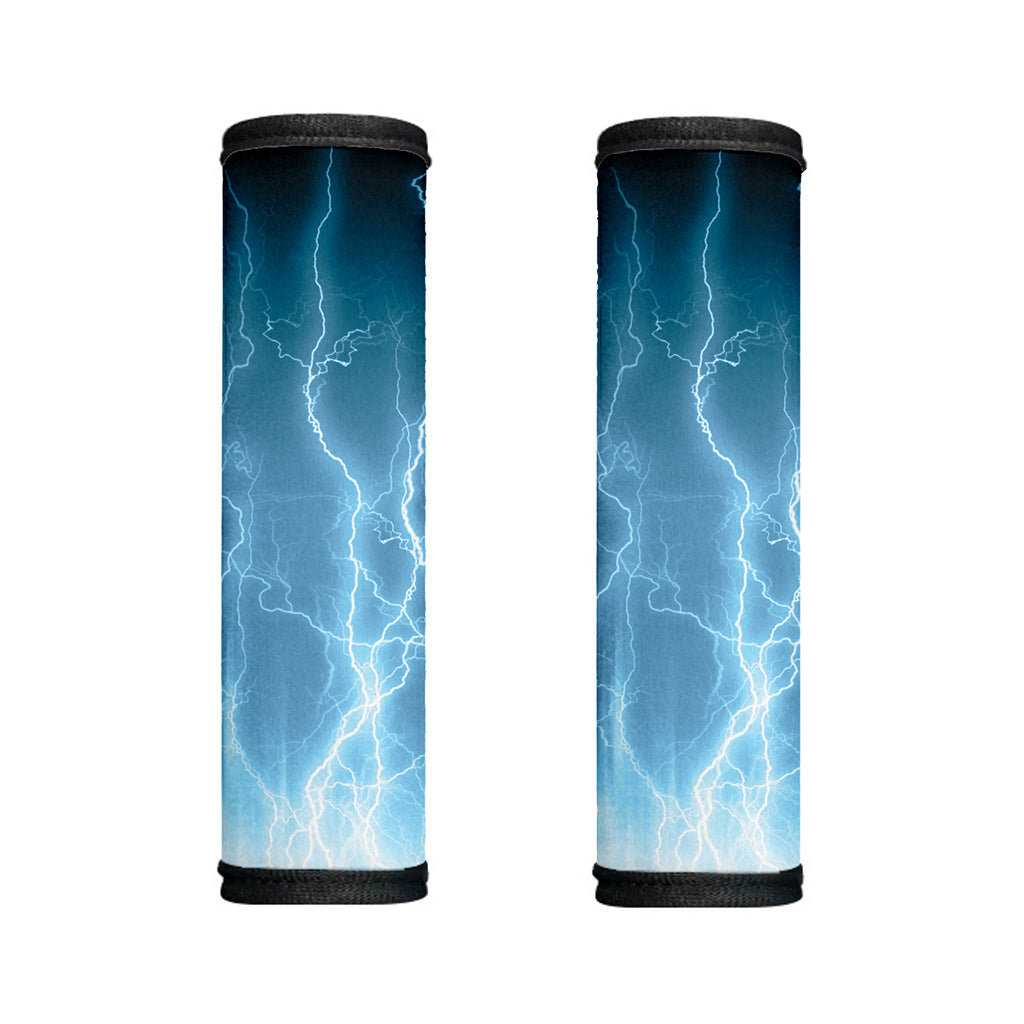 Blue Lightning Print Handle Covers