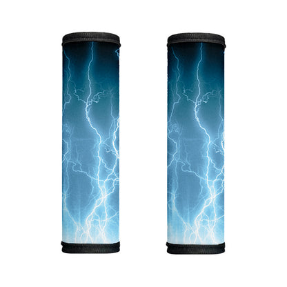 Blue Lightning Print Handle Covers