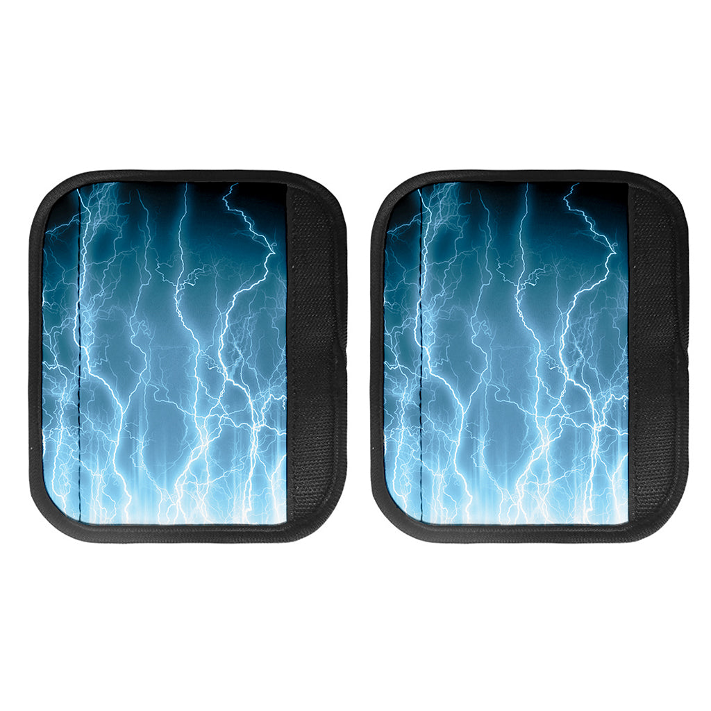 Blue Lightning Print Handle Covers