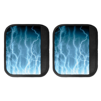 Blue Lightning Print Handle Covers