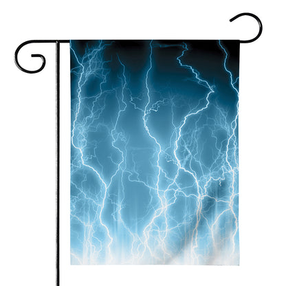 Blue Lightning Print House Flag