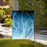 Blue Lightning Print House Flag