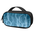 Blue Lightning Print Portable Cooler Travel Case