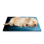 Blue Lightning Print Pet Cooling Mat Cover