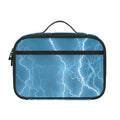Blue Lightning Print Portable Lunch Bag