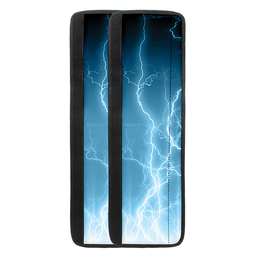 Blue Lightning Print Refrigerator Handle Covers