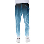 Blue Lightning Print Scuba Joggers