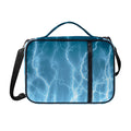 Blue Lightning Print Shoulder Strap Bible Bag