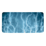 Blue Lightning Print Towel
